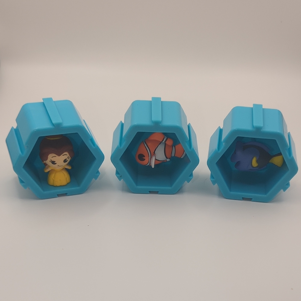 Disney Nano Pods Collectible Belle Beauty And The Beast Nemo Dory Finding Nemo